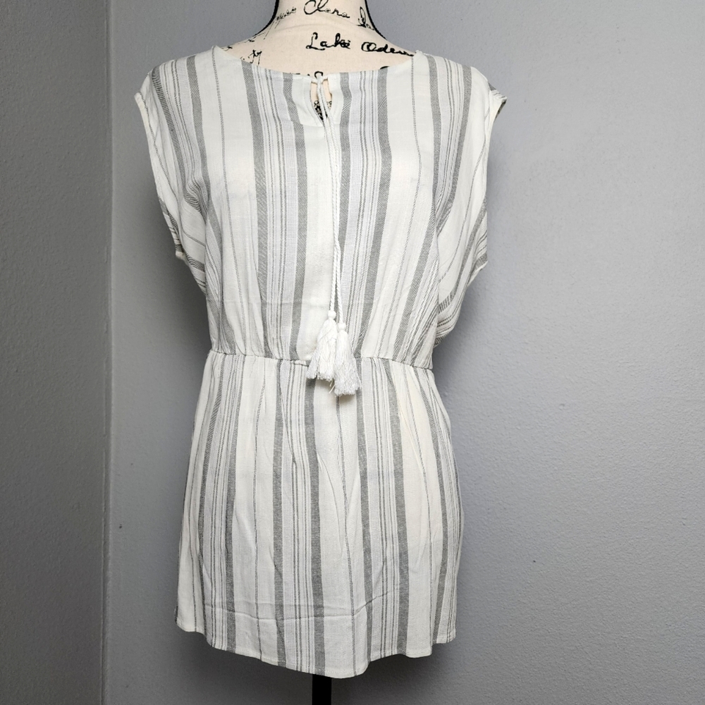 Philosophy striped top, large